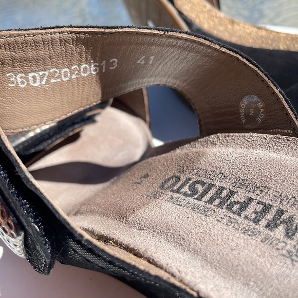 Mephisto Women’s Jocelyn Wedge Sandals EU 41 - Picture 8 of 9